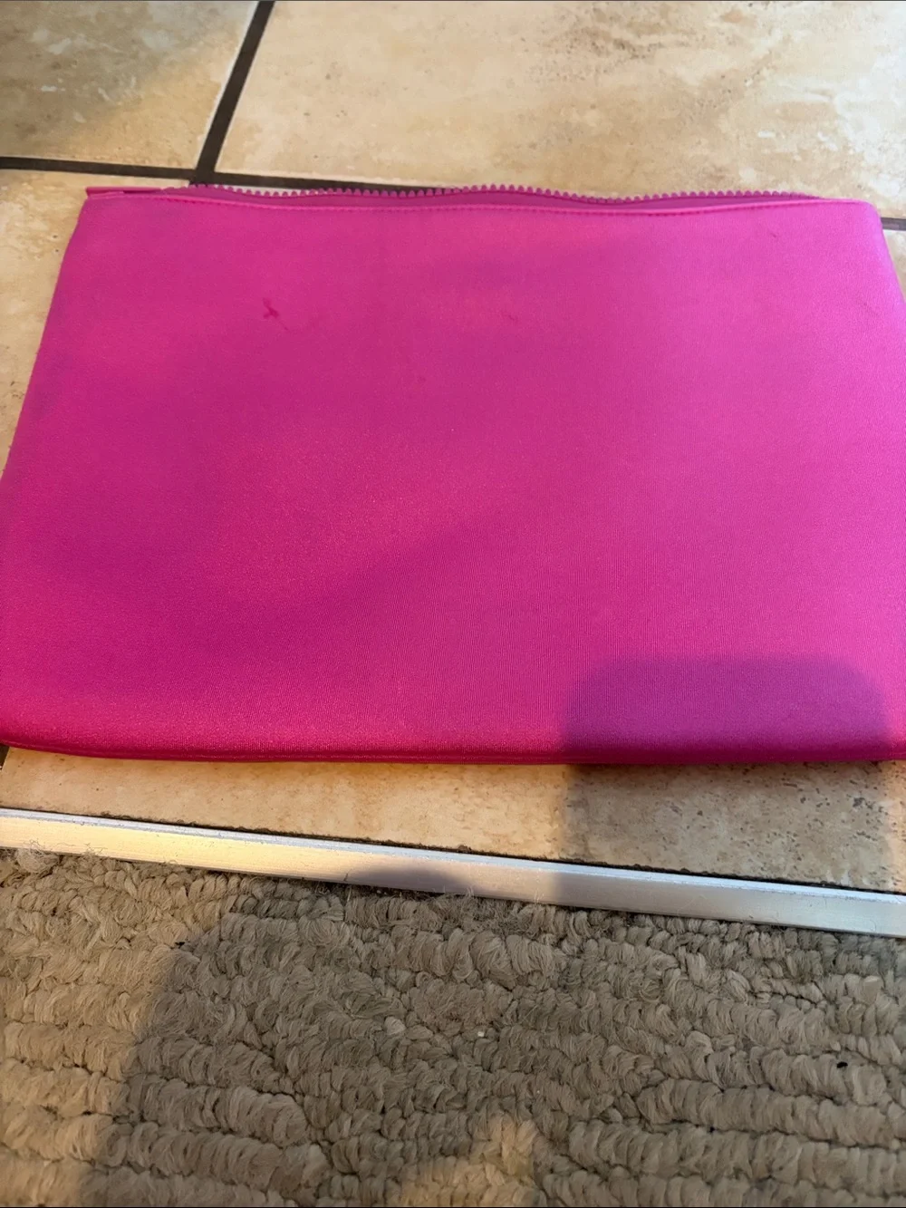 Triangl neoprene makeup bag